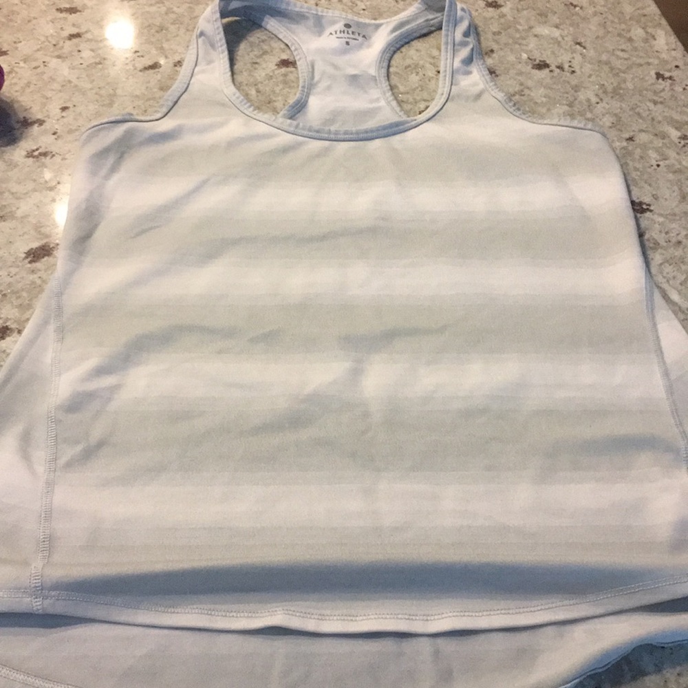 Athleta striped tank size S